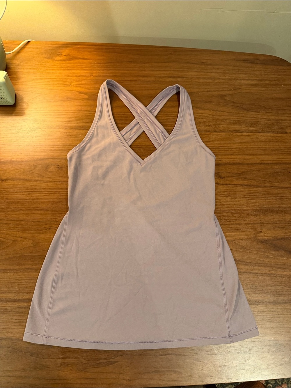 lululemon athletica Lavender Cross-Back Tank Top